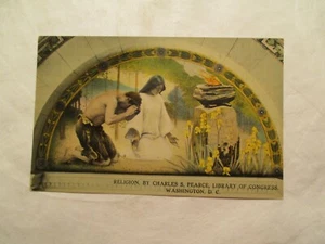 Washington DC Postcard Religion Charles Pearce Library Cong District of Columbia - Picture 1 of 2