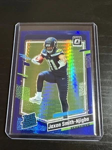 2023 Panini Optic Jaxon Smith-Njigba #293 Blue Rated Rookie - Picture 1 of 2