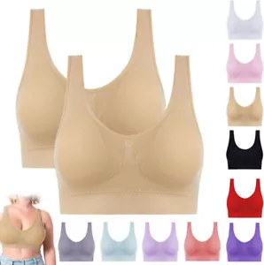Comfortable Anti-Saggy Breasts Bra, Plus Size Wireless Bras for Large Breasted - Picture 1 of 34