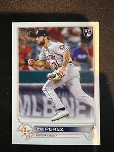 2022 Topps Update Joe Perez RC Houston Astros #US234 - Picture 1 of 6