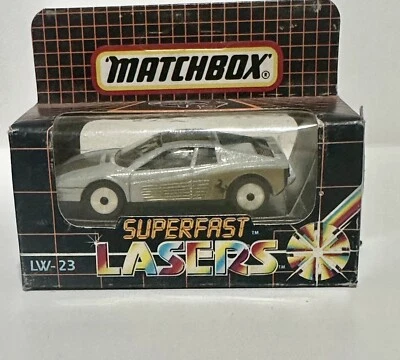 Matchbox Superfast Lasers Lw 23 Ferrari Sealed MIB Unopened Unpunched - Image 1 of 3