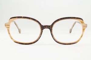 Raro Auténtico LA Eyeworks ORTEGA 735 49mm Squiggle Gafas Monturas Italia - Imagen 1 de 5