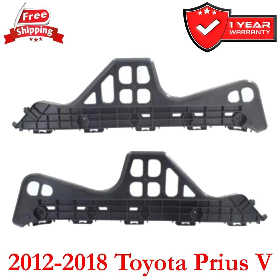 Bumper Bracket For 2012-2018 Toyota Prius V Rear Left & Right Side Set 2pcs Foto 1 de 4