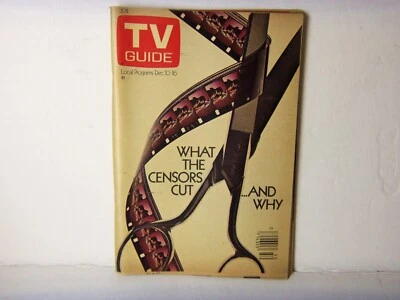 VINTAGE TV GUIDE MAGAZINE DEC 10 - 16 1977  WHAT THE CENSORS CUT AND WHY - Image 1 of 4