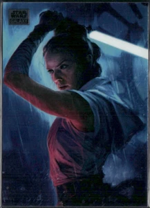 The Duel: Rey Star Wars Topps Chrome Galaxy 2024 Base Card #72 - Picture 1 of 2