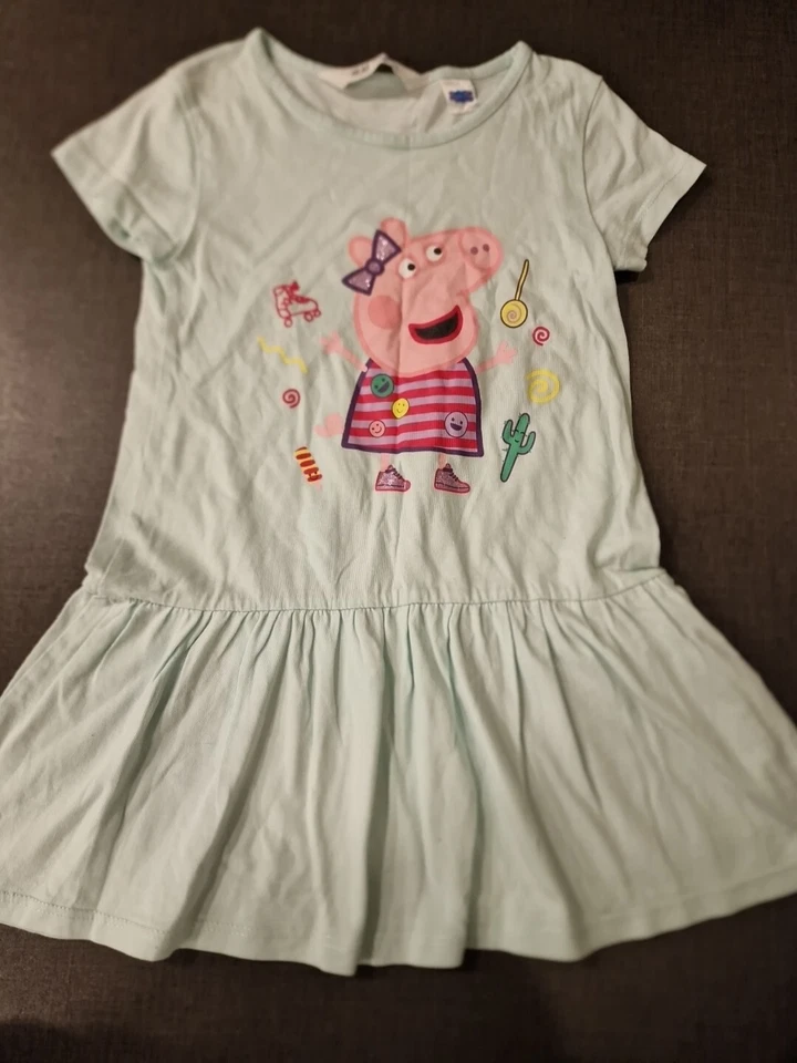 Girls 2-3-4 years Peppa Pig Spanish tunic dress holiday beach clothes next Day - Image 1 of 4