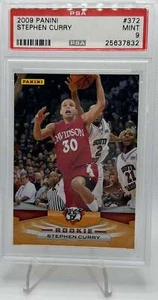 2009-10 Panini #372 Stephen Curry (RC) (PSA 9) - Picture 1 of 2