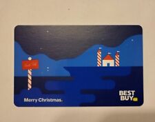 Collectable Best Buy Gift Card Merry Christmas House $0.00 No Value  
