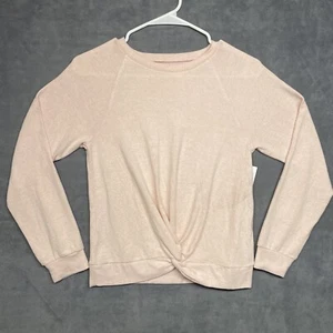 NEW W/Tags Zella Pink Peach Rayon Casual Sweater Extra Sold Girls 10-12 - Picture 1 of 9