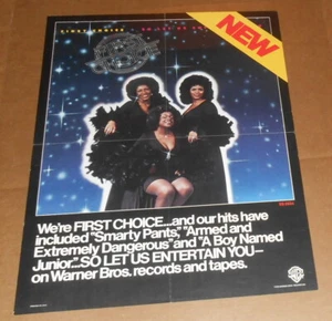 First Choice Poster Original 1976 Promo 19x25 Disco R&B Rochelle Fleming RARE - Picture 1 of 2