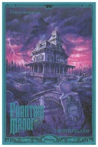PHANTOM MANOR DISNEYLAND PARIS - SAMMLERPOSTER - KAUFEN SIE 2 ERHALTEN SIE 1 GRATIS!! - Bild 1 von 3
