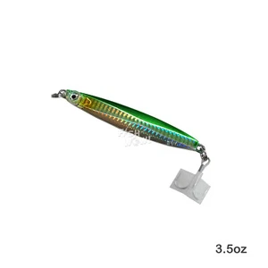 Plantilla de francotirador Colt 3,5 oz 100 g cebo vertical 3561D-DT MUSTAD 3x gancho agudo verde - Imagen 1 de 6