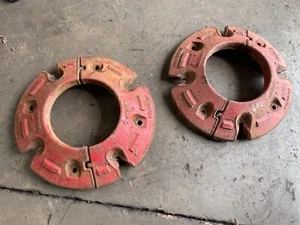 1962 International IH 606 Gas Tractor Rear Wheel Weights 365321R2 - Picture 1 of 12