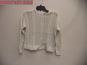 TheChildren's Place Girls Snow OpenKnit Creweneck Sweater L (10/12) 195935810746 - Picture 1 of 9