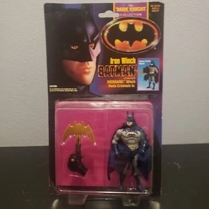 1990 Kenner DARK KNIGHT COLLECTION IRON WENCH BATMAN NEW ON CARD VINTAGE  - Picture 1 of 3