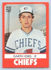 Garth Iorg 1980 TCMA Syracuse Chiefs