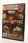 Rise Of Nations - Pc- Strategy Game - W/ Thrones & Patriots Expansion - See Desc