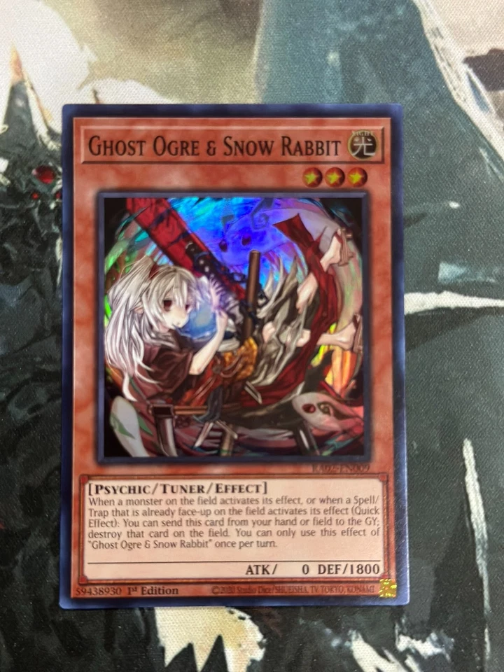 Yugioh Ghost Ogre & Snow Rabbit (Alternate Art) Super Rare RA02 - Image 1 of 1
