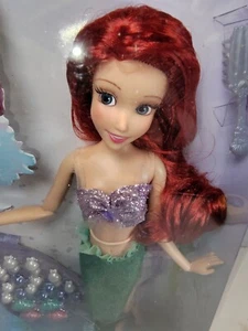 Selten! Disney Store Die kleine Meerjungfrau Arielle Haarspielpuppe Brandneu im Karton - Bild 1 von 11