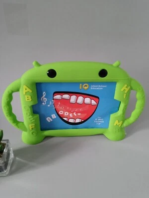 Funda Silicona para iPad Mini 1/2/3/4/5 Nueva 7.9 Pulgadas Nueva Verde Con Manos  Foto 1 de 4