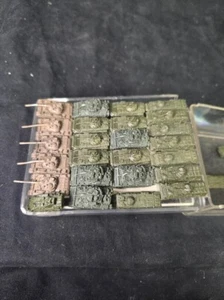 lote mini vehículos militares metálicos 19mm - Imagen 1 de 2