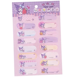 Kuromi My Melody Impermeable Escribir Nombre Adhesivo Sello Etiqueta Autolaminada - Imagen 1 de 3