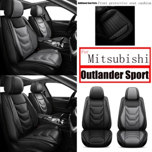 Front & Rear For Mitsubishi Outlander Sport 2011-2023 PU Leather 2/5Seat Covers - Picture 1 of 24