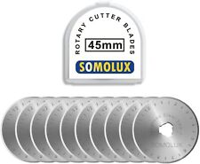 Rotary Cutter Blades 45mm 10 Pack by SOMOLUX