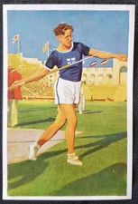 1932 Olympia Book Card Matti Henrikki Järvinen #51 Olympic Gold Javelin Finland