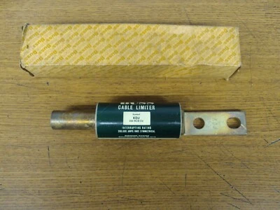 Nuevo En Caja BUSS KDJ 350 MCM CABLE FUSIBLE LIMITADOR 600 VOLTIOS 200.000 AMPERIOS B314 Foto 1 de 4
