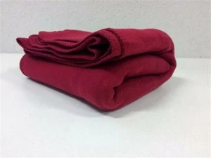 PLAID COPERTA 127x152 ROSSA DIVANO LETTO COPERTINA - Imagen 1 de 1