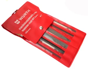 Wurth 07146174 Key File Set 6pcs Wooden Handle Prohibition - Picture 1 of 6