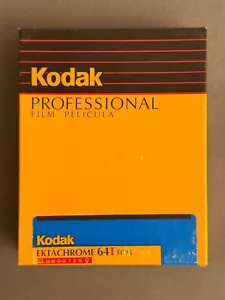 OSS Kodak Ektachrome 64T 4x5'' Film 50 Sheet Unopened Expired 1994- Kept Cold - Picture 1 of 4