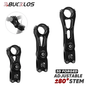 BUCKLOS Adjustable 90-145mm Stem 25.4/31.8mm Handlebar Bike Bicycle MTB/BMX/Road - Picture 1 of 24
