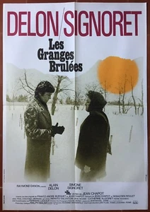 Poster LES GRANGES BRULEES Simone Signoret ALAIN DELON 60x80cm - Picture 1 of 1