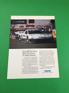 1991 MAZDA RX 7 RX-7 ORIGINAL VINTAGE PRINT AD ADVERTISEMENT PRINTED - Bild 1 von 1