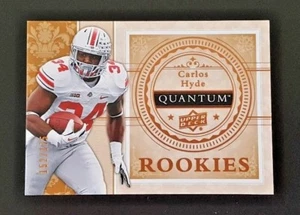 2014 UD QUANTUM CARLOS HYDE RC XRC-11 ROOKIE #/175 OHIO STATE - Picture 1 of 2