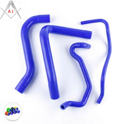 Blue For BMW S1000R S1000XR S 1000 RR HP4 2009-2019 Silicone Radiator Hoses Kit - Image 1 of 4