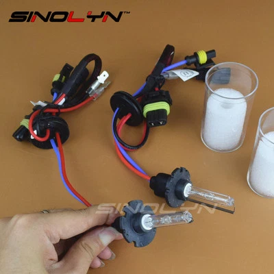 12V 35W AC D2H D2C D2S HID Bulbs with wires Xenon Lamps Bulbs 4300K 5000K 6000K - Image 1 of 4