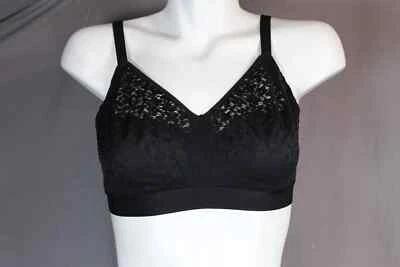 Chantelle 13F8 Wireless Unlined Black Full Coverage Bra size 36DDD - Image 1 of 4