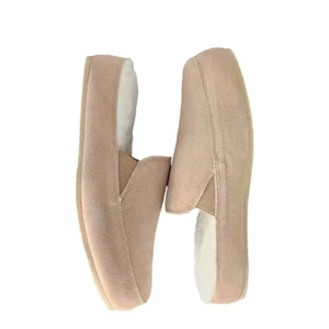 Eddie Bauer ciabatte da donna beige foderate in pelliccia sintetica casual loungewear taglia L 9-10 - Foto 1 di 8