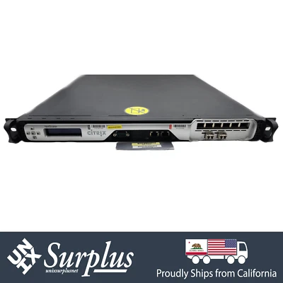 6 Port 1GB RJ45 Citrix NetScaler MPX 8200 Load Balancer w/ Rails | 2x 10GB SFP+ - Image 1 of 4