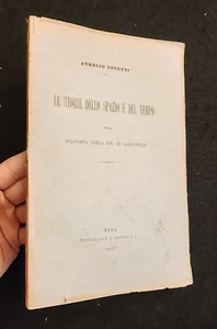 COVOTTI DIE THEORIEN VON RAUM UND ZEIT GRIECHISCHE PHILOSOPHIE BIS ARISTOTELES - Bild 1 von 1