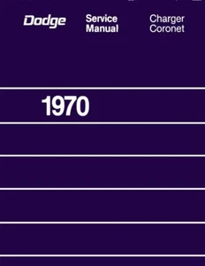 1970 Dodge Charger Coronet Shop Service Repair Manual - Picture 1 of 5