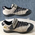Shimano Shoes Mens 40 Hook And Loop Athletic Cycling Sneakers Beige Leather