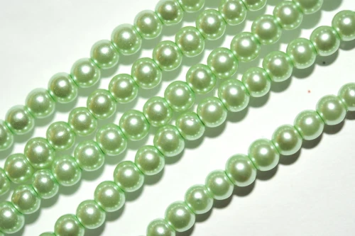 AI1-13 - 200 GLASWACHSPERLEN 4 MM HELL GRÜN - Bild 1 von 1