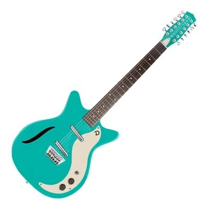 Danelectro 59 Vintage 12 String Electric Guitar, Dark Aqua - Picture 1 of 1