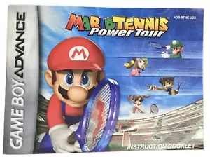 Mario Tennis Power Tour - Game Boy Advance - GBA - Original - Nur Handbuch! - Bild 1 von 3