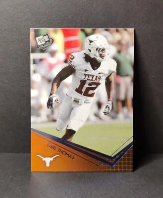 Press Pass 2010 azul #49 Earl Thomas III Texas Longhorns Seahawks Foto 1 de 2
