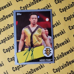 HIDEO ITAMI 2015 Topps WWE Heritage #02/25 Autographs Silver NXT / WWE AUTO - Foto 1 di 4